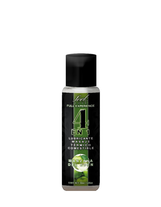 Lubricante comestible 4 en 1 Manzana del Edén 30 ml - Eros' Bazaar