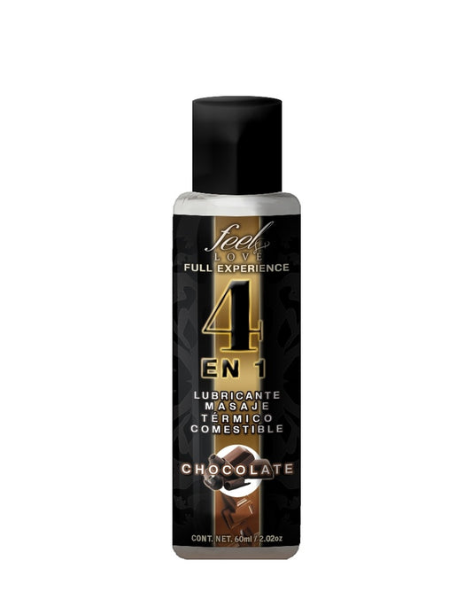 Lubricante comestible 4 en 1 Chocolate 60 ml - Eros' Bazaar