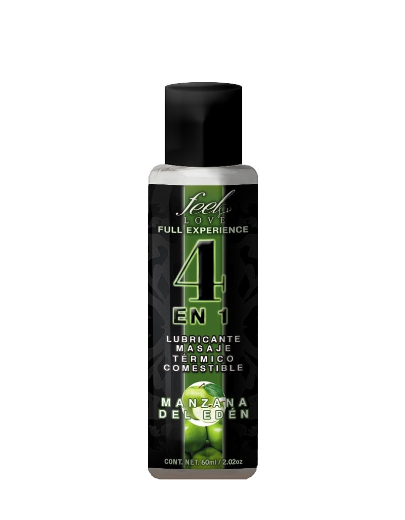 Lubricante comestible 4 en 1 Manzana del Edén 60 ml - Eros' Bazaar