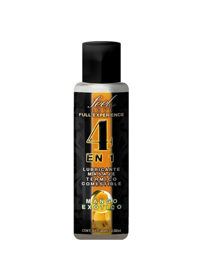 Lubricante comestible 4 en 1 Mango Exótico 60 ml - Eros' Bazaar