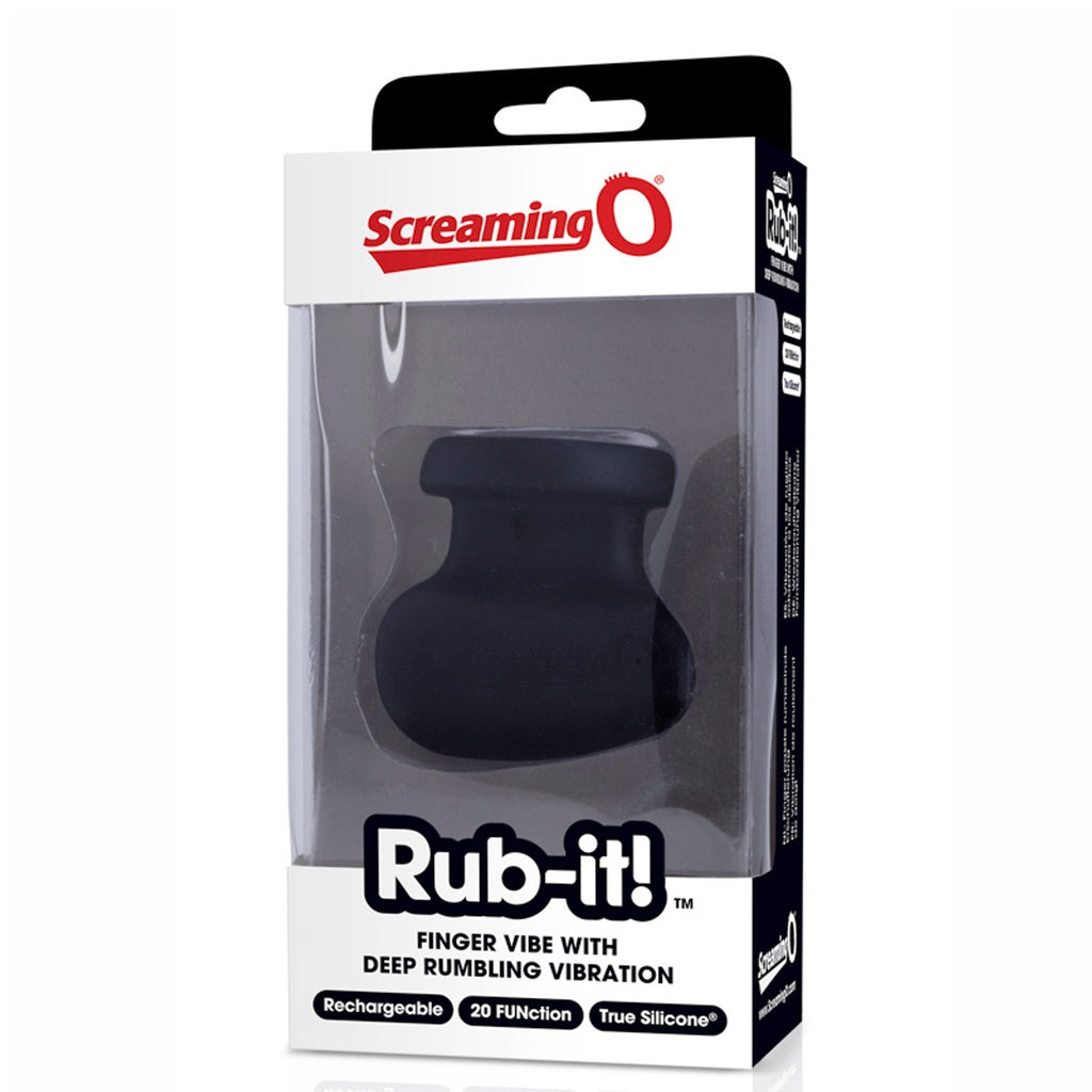 Rub-It Finger Vibe With 20 Function Black