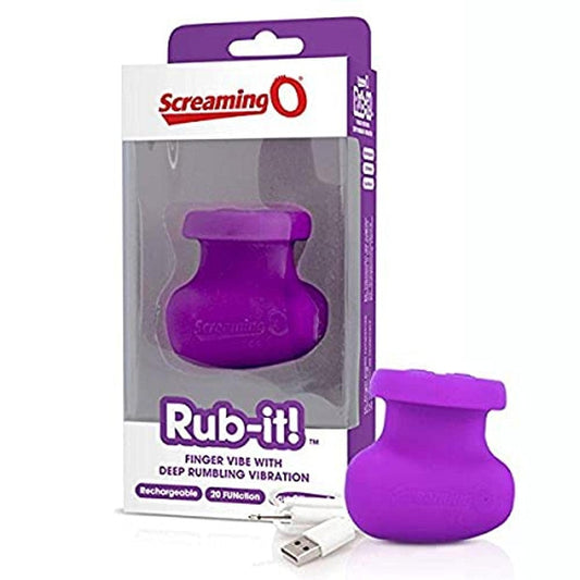 Rub-It Finger Vibe With 20 Function Purple