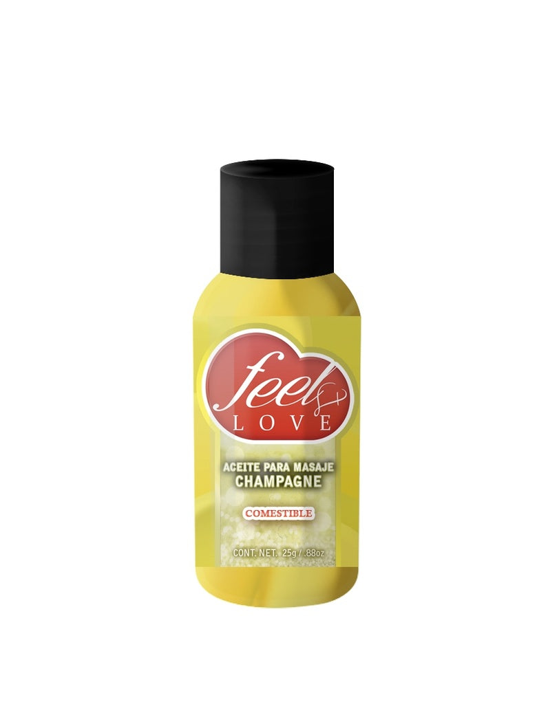 Aceite Térmico Feel Love Champagne  25ml - Eros' Bazaar