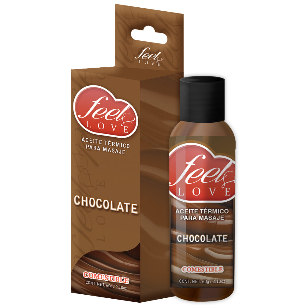 Aceite Térmico Feel Love Chocolate 60ml - Eros' Bazaar