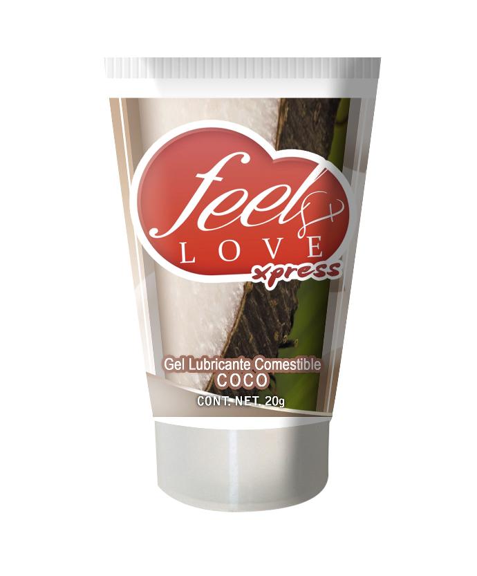 Lubricante Comestible Feel Love 20ml Coco - Eros' Bazaar