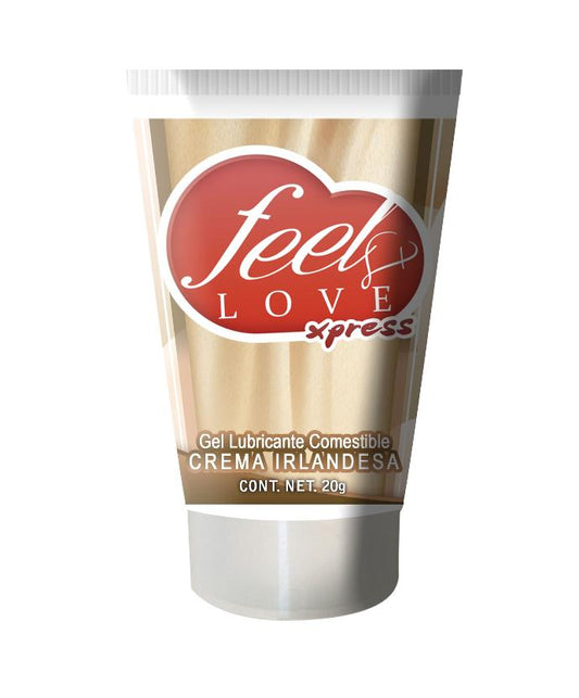 Lubricante Comestible Feel Love 20ml Crema Irlandesa - Eros' Bazaar