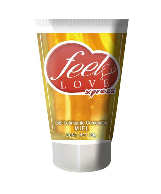 Lubricante Comestible Feel Love 20ml Miel - Eros' Bazaar