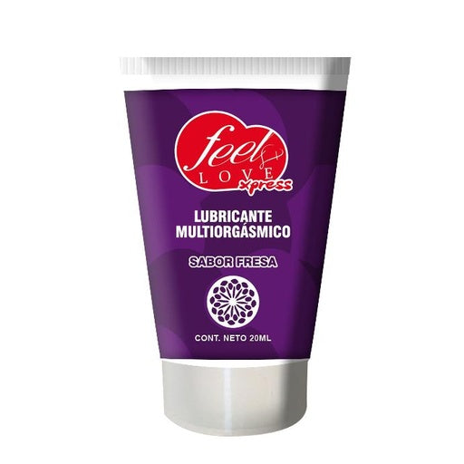 Lubricante Comestible Feel Love 20ml Multiorgásmico - Eros' Bazaar