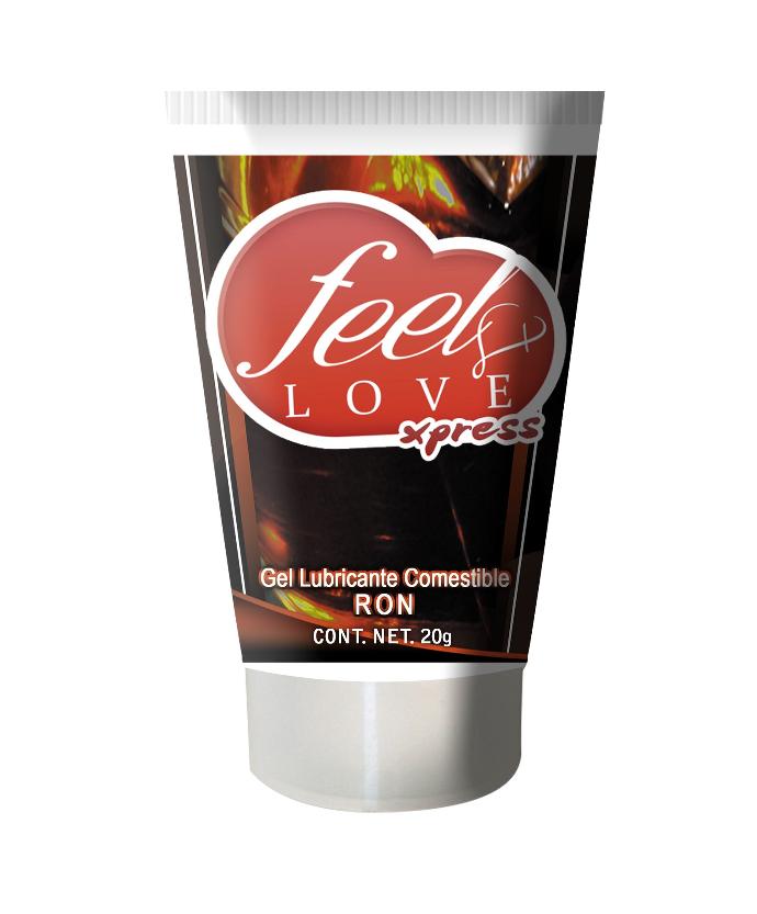 Lubricante Comestible Feel Love 20ml Ron - Eros' Bazaar