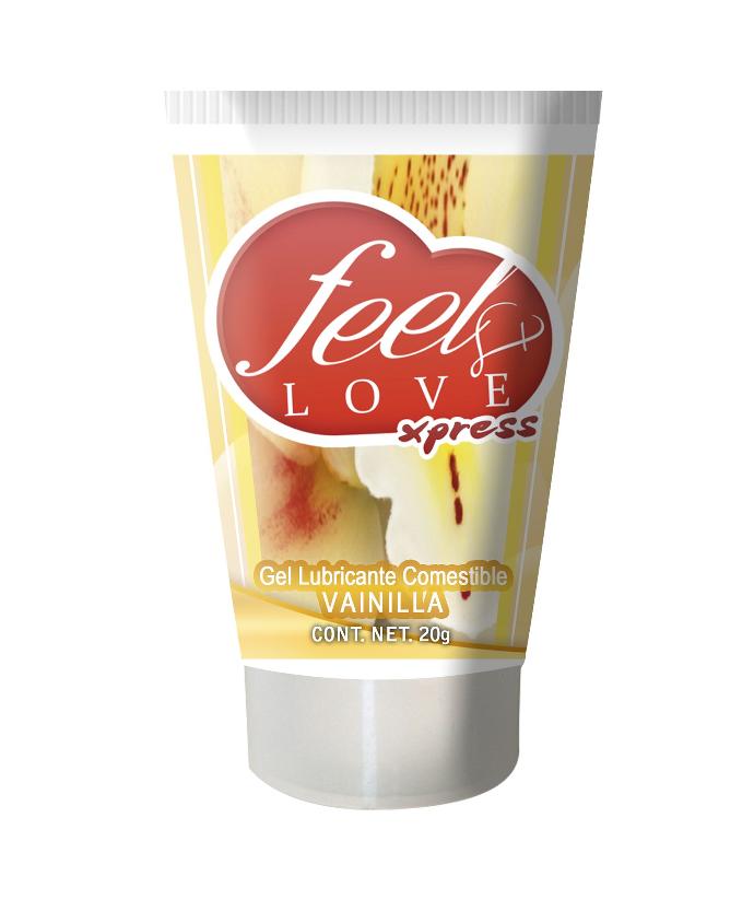 Lubricante Comestible Feel Love 20ml Vainilla - Eros' Bazaar