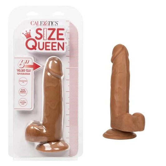 Size Queen 6" Mocha - Eros' Bazaar