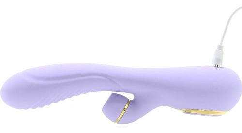 New York Ribbed Suction 10 Vibrations 7 Suction Purple