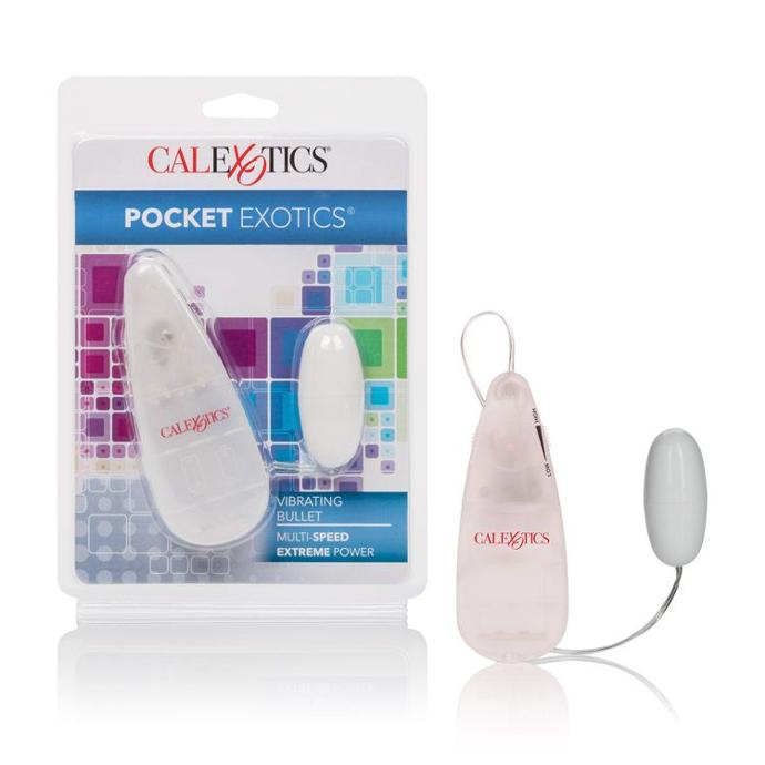 Vibrador de bolsillo Pocket Exotic White Bullet - Eros' Bazaar