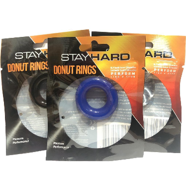 Stay Hard Donut Rings Individual - Eros' Bazaar