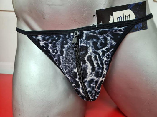 Tanga Caballero Modelo 1474 Animal Azul