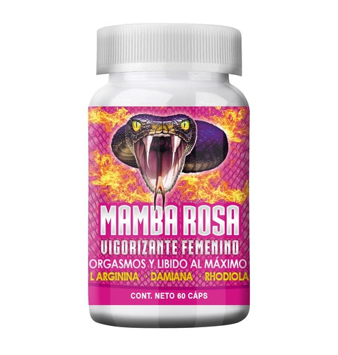 Mamba Rosa Vigorizante para mujer 60caps - Eros' Bazaar