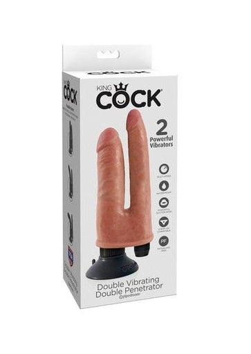 King Cock Double Vibrating Penetrator